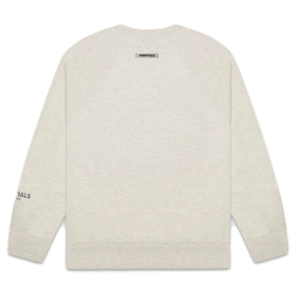 FEAR OF GOD ESSENTIALS 3D Silicon Applique Crewneck Oatmeal Heather - Kick Game