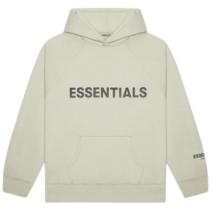 FEAR OF GOD ESSENTIALS 3D Silicon Applique Pullover Hoodie Alfalfa Sage