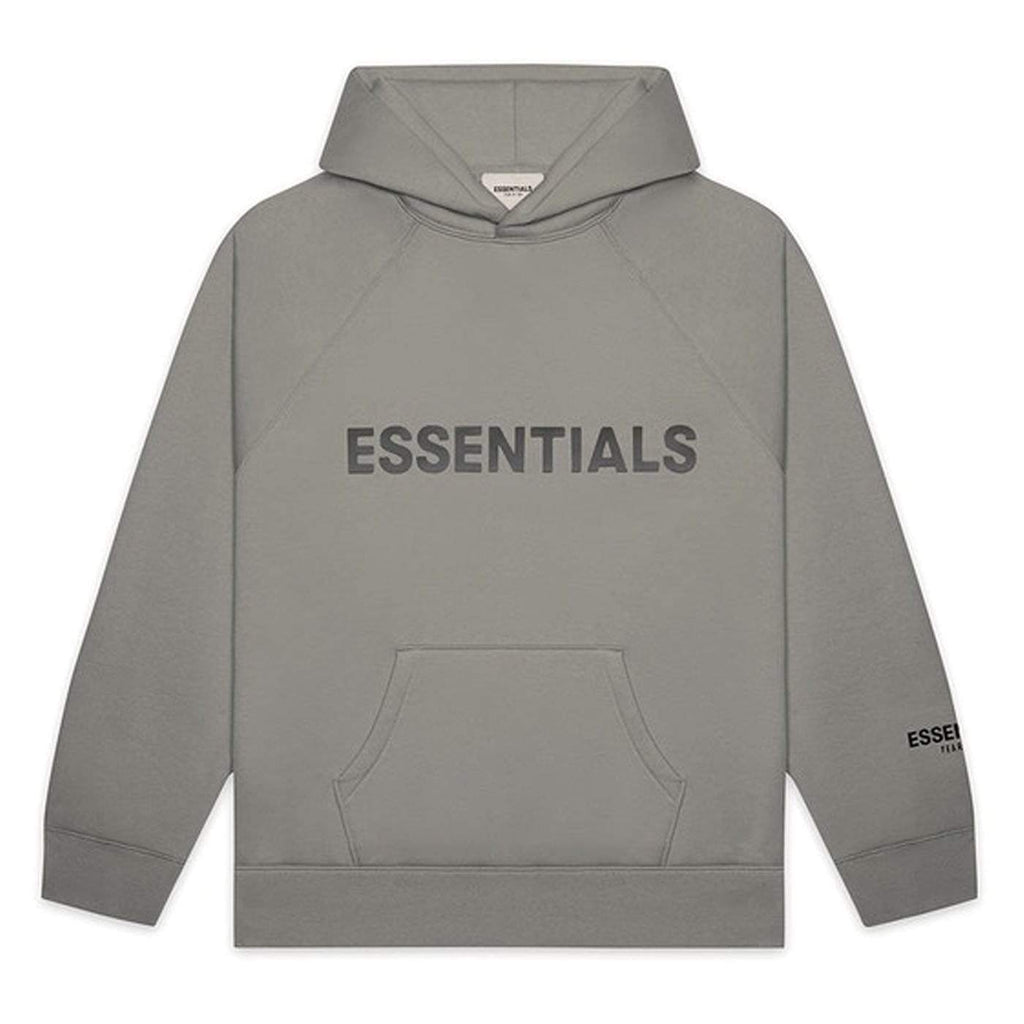 FEAR OF GOD ESSENTIALS Pullover Hoodie Applique Logo Cement - Kick Game