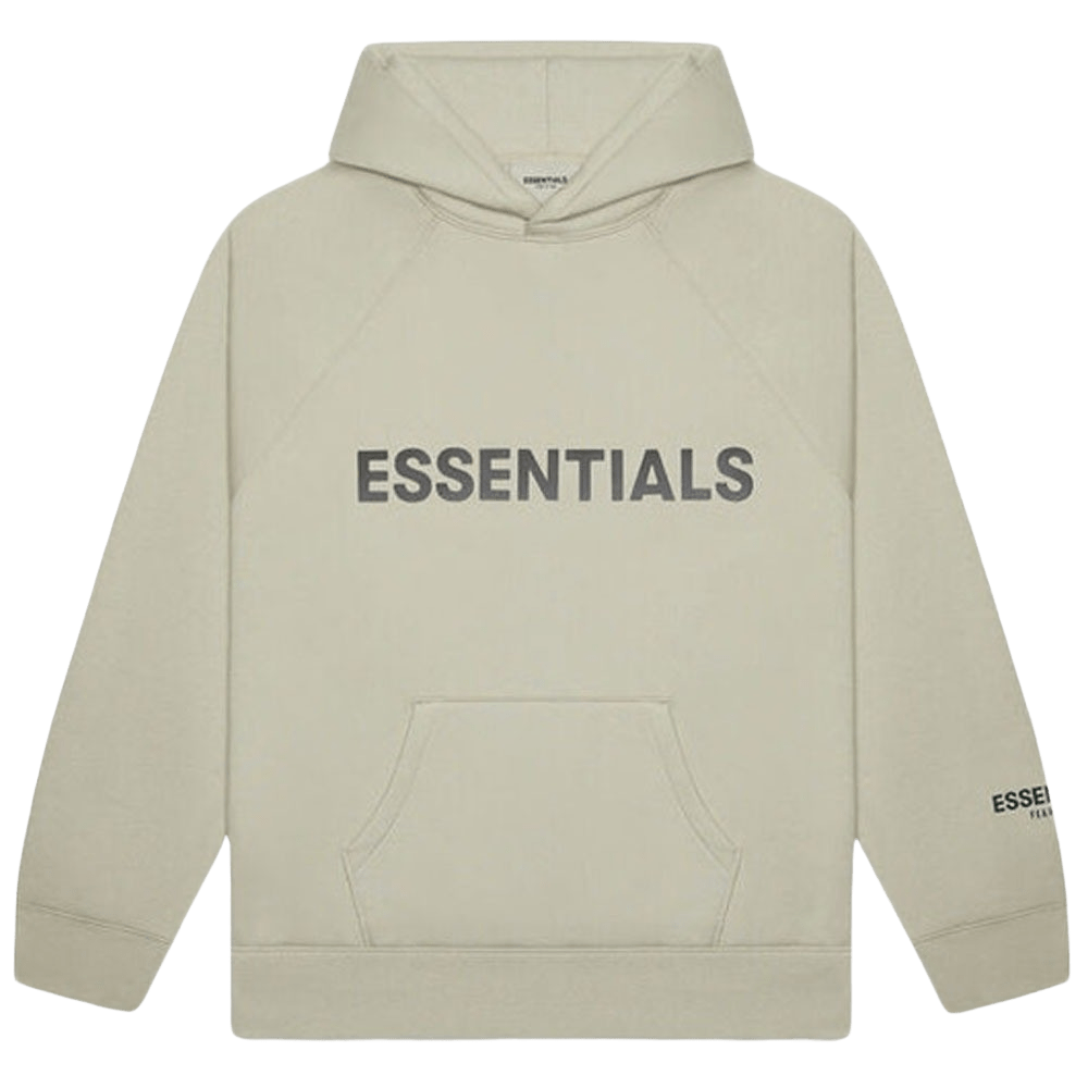 FEAR OF GOD ESSENTIALS 3D Silicon Applique Pullover Hoodie Moss - Kick Game