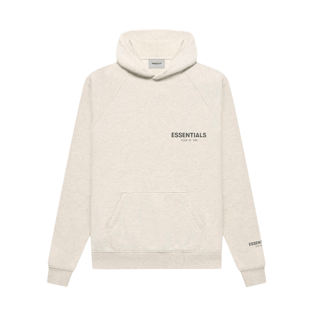 Fear of god essentials oatmeal hoodie sale