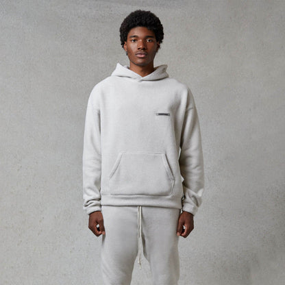 FEAR OF GOD ESSENTIALS Polar Fleece Hoodie Oatmeal - Kick Game