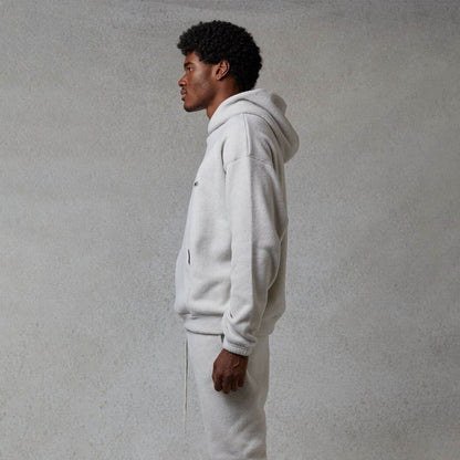 FEAR OF GOD ESSENTIALS Polar Fleece Hoodie Oatmeal - Kick Game