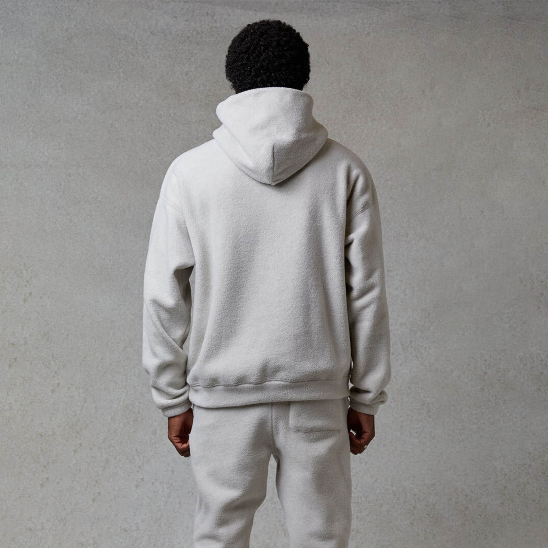 FEAR OF GOD ESSENTIALS Polar Fleece Hoodie Oatmeal - Kick Game