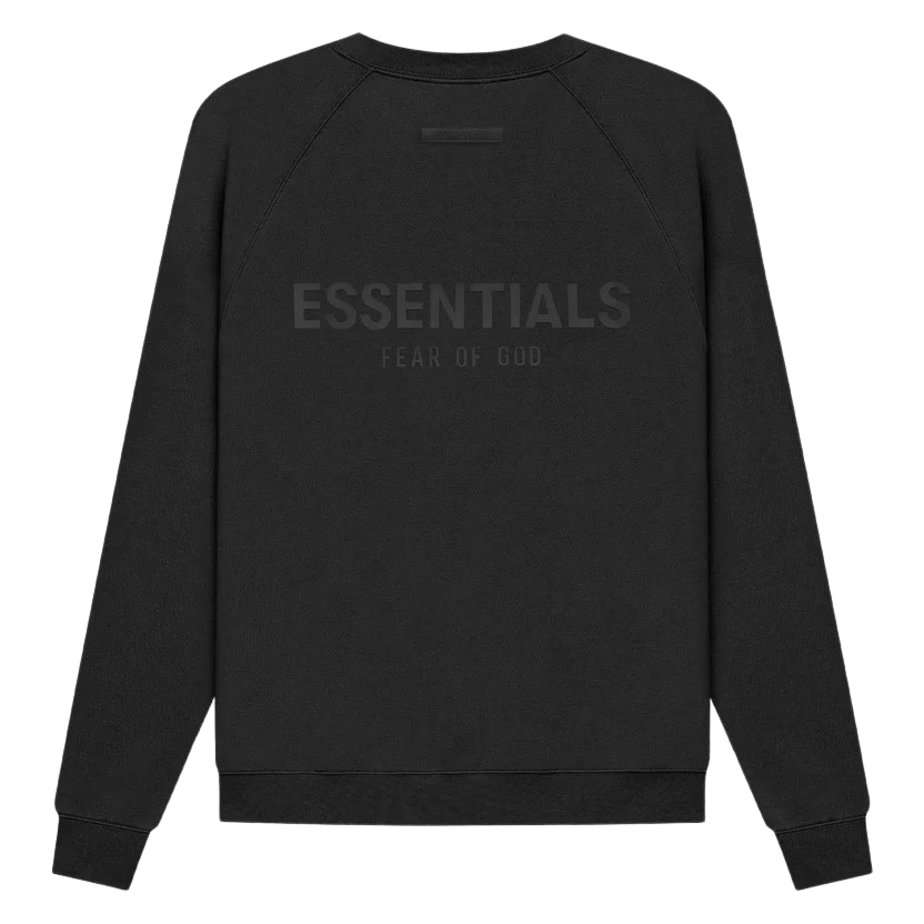 FEAR OF GOD ESSENTIALS Pull-Over Crewneck (SS21) Black/Stretch Limo - Kick Game