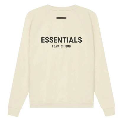 Fear of God Essentials Pull-Over Crewneck 'Buttercream' - Kick Game