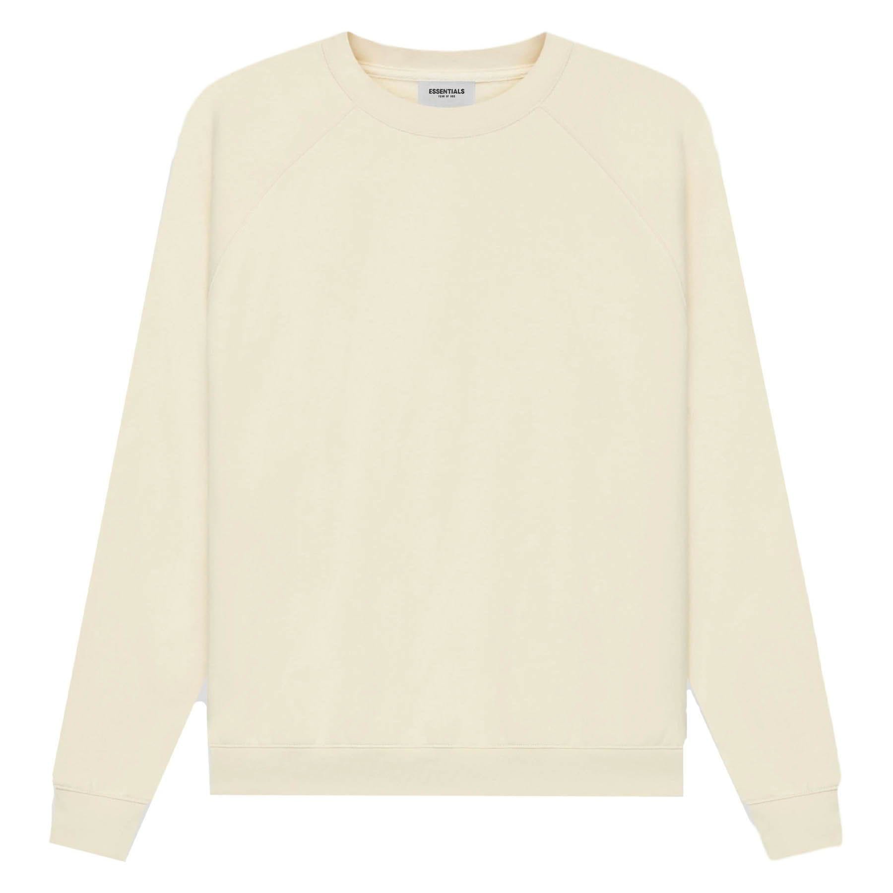 Fear of God Essentials Pull-Over Crewneck 'Buttercream' - Kick Game
