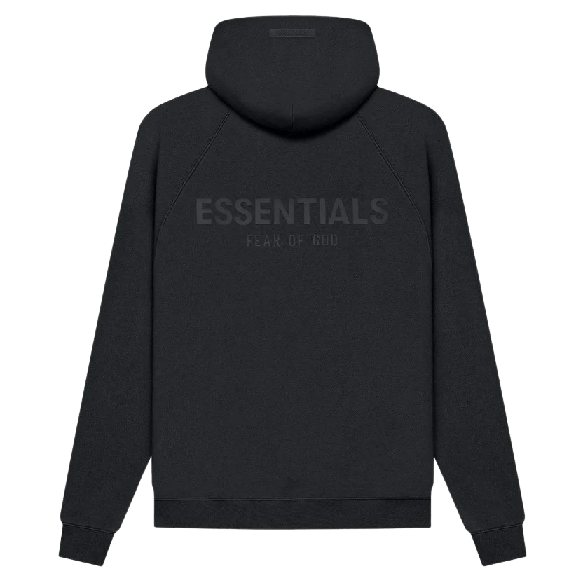 FEAR OF GOD ESSENTIALS Pull-Over Hoodie (SS21) Black/Stretch Limo - Kick Game