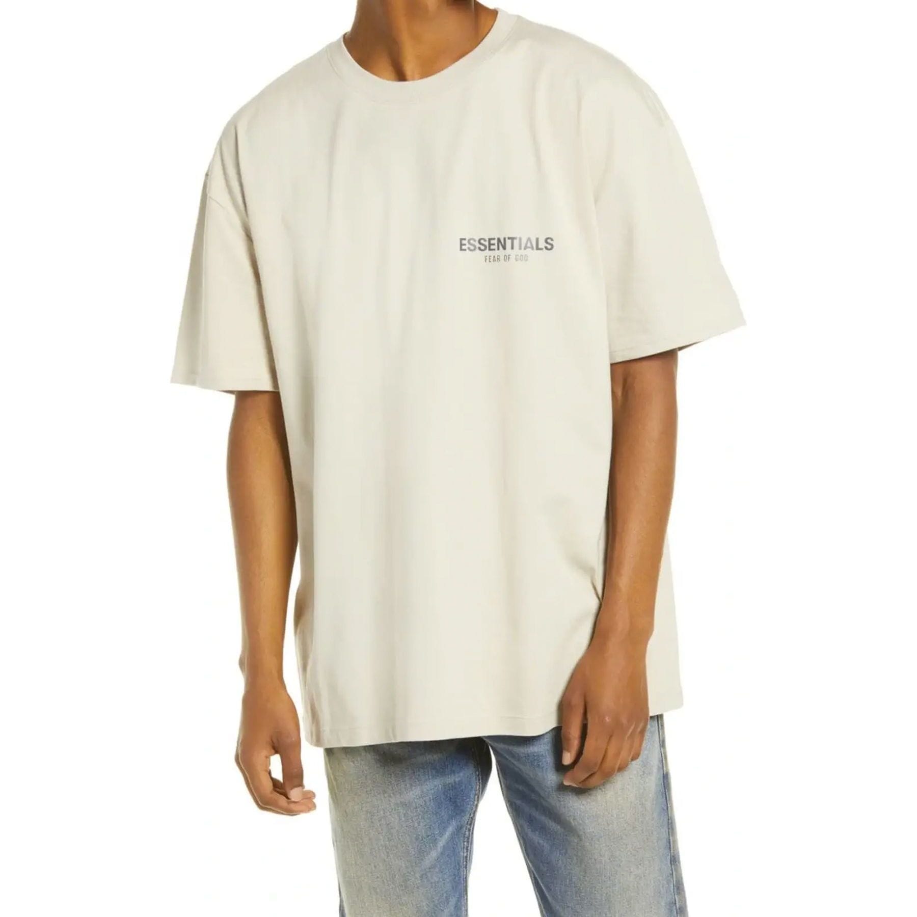 Fear of God Essentials T-shirt 'Stone/Oat' — Kick Game