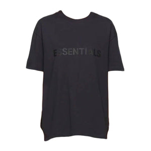 FEAR OF GOD ESSENTIALS x SSENSE Boxy T-Shirt Applique Logo Dark Navy