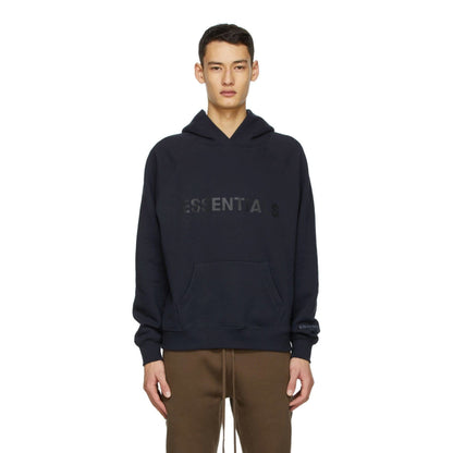 FEAR OF GOD ESSENTIALS x SSENSE Pullover Hoodie Applique Logo Dark Navy - Kick Game