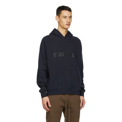 FEAR OF GOD ESSENTIALS x SSENSE Pullover Hoodie Applique Logo Dark Navy - Kick Game