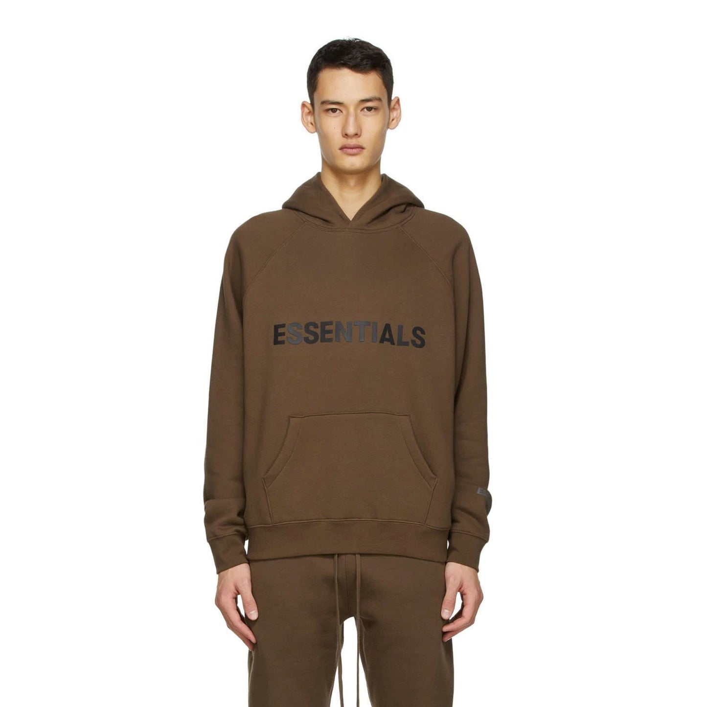 FEAR OF GOD ESSENTIALS x SSENSE Pullover Hoodie Applique Logo Rain Drum - Kick Game