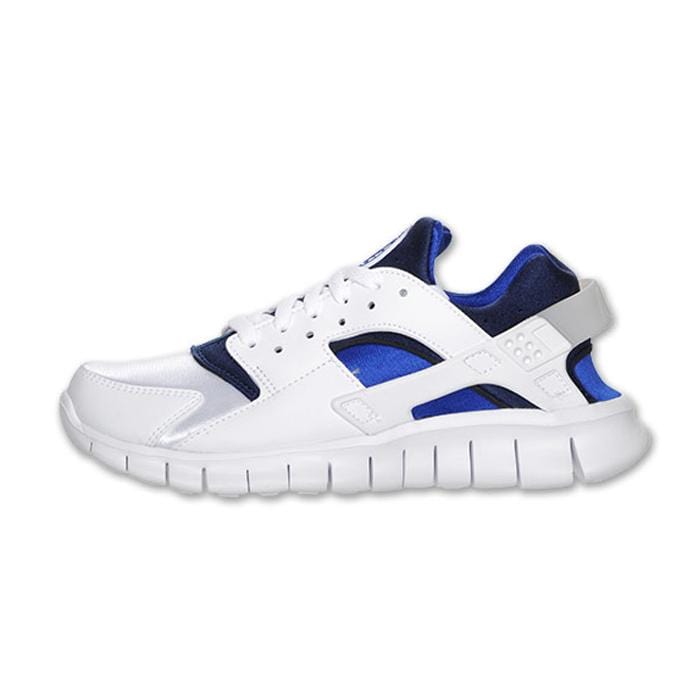 Nike Huarache Free 2012  White - Navy-Royal - Kick Game