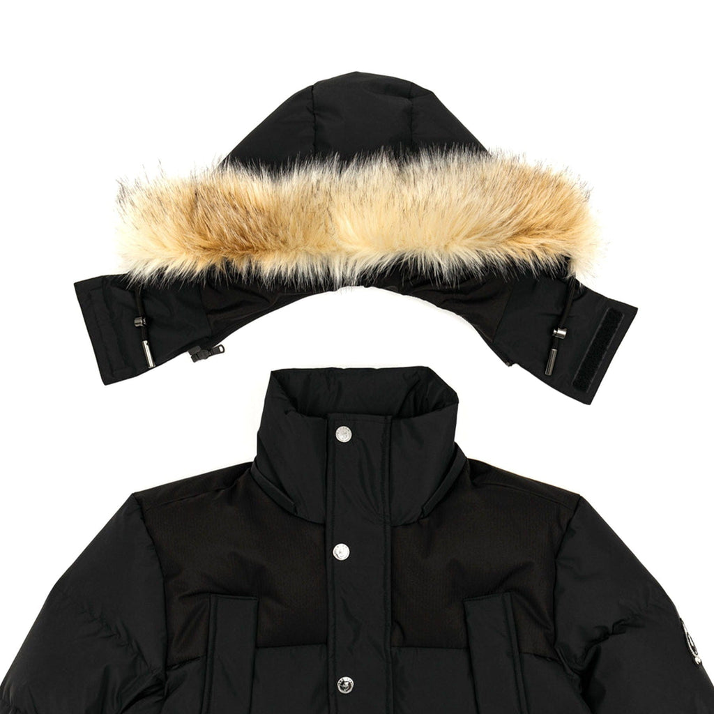 Benjart Fur Parka 'Black' - Kick Game