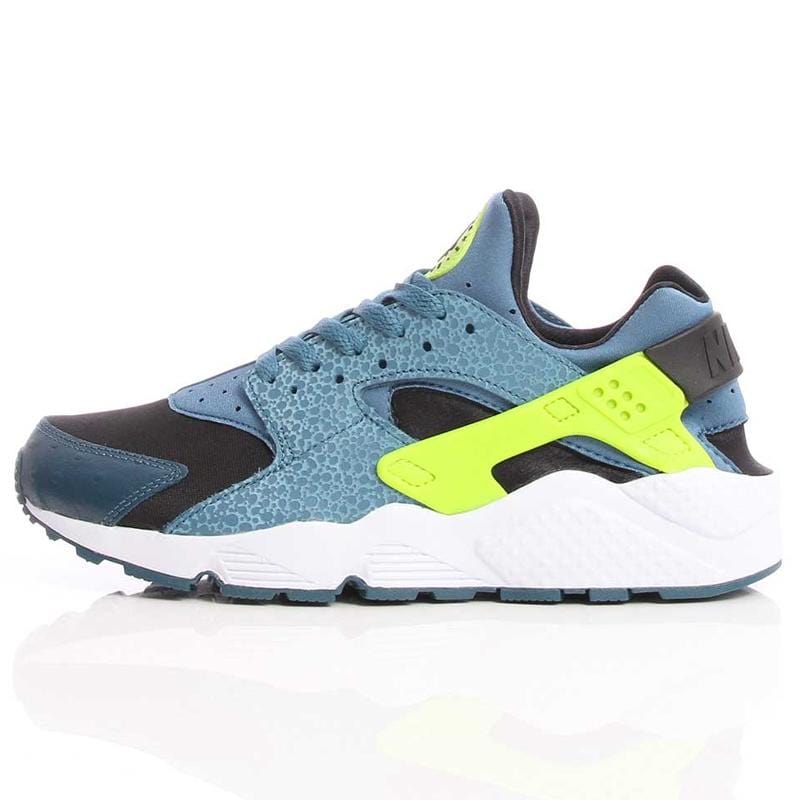 Nike Air Huarache LE Black-Space Blue-Volt - Kick Game