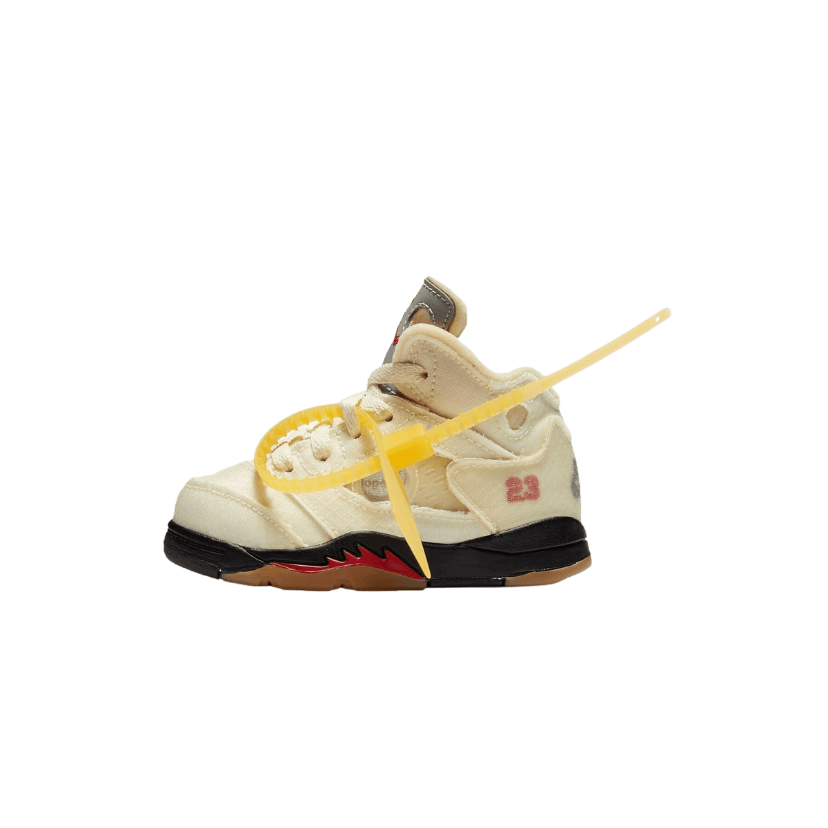 Off-White x Air Jordan 5 Retro SP TD 'Sail' - Kick Game