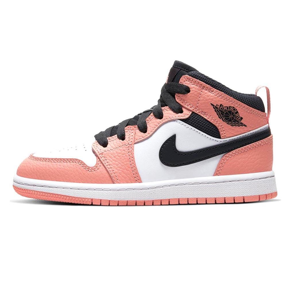 Air Jordan 1 Mid Children's 'Pink Quartz' (PS) - Kick Game