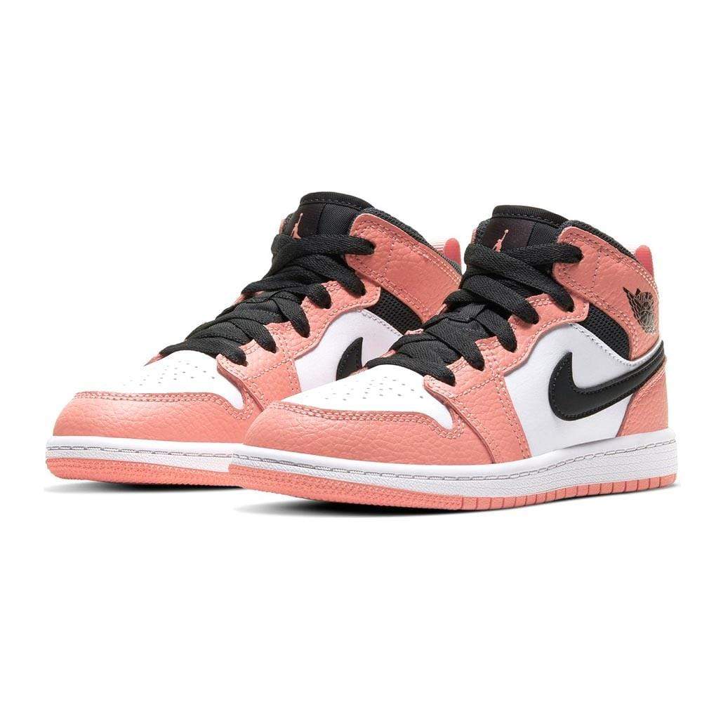 Air Jordan 1 Mid Children's 'Pink Quartz' (PS) - Kick Game