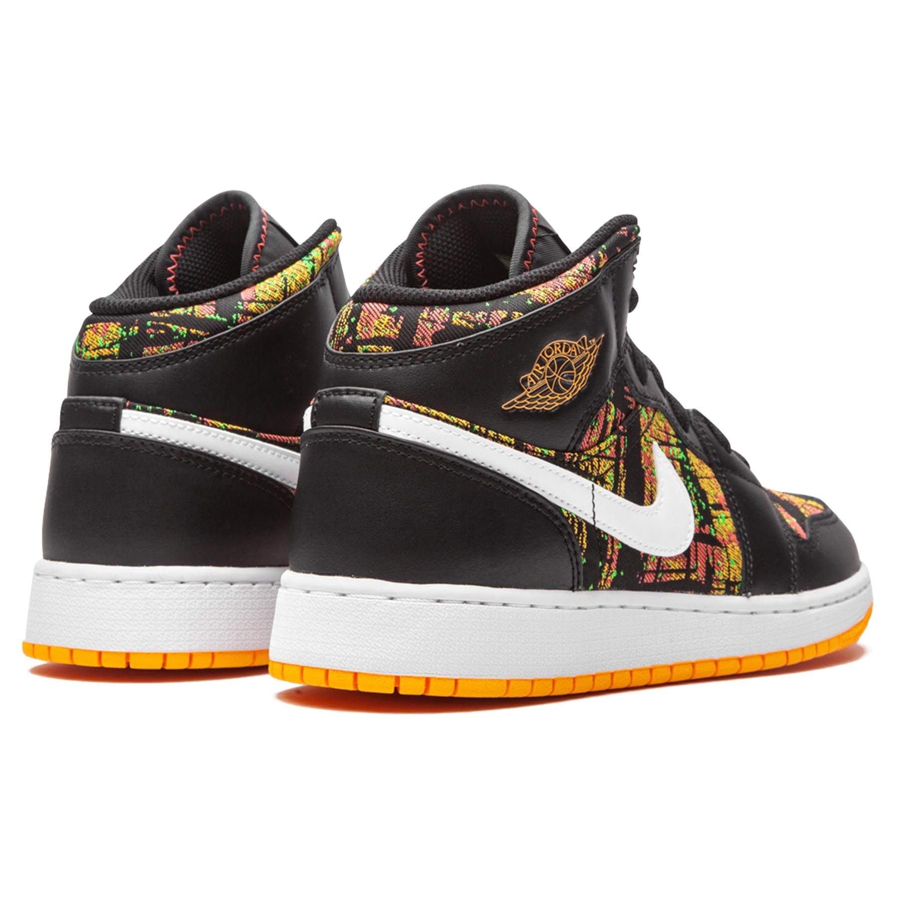 Air Jordan 1 Mid GS 'Black Laser Orange' - Kick Game
