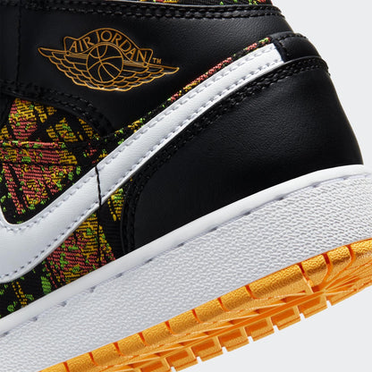 Air Jordan 1 Mid GS 'Black Laser Orange' - Kick Game