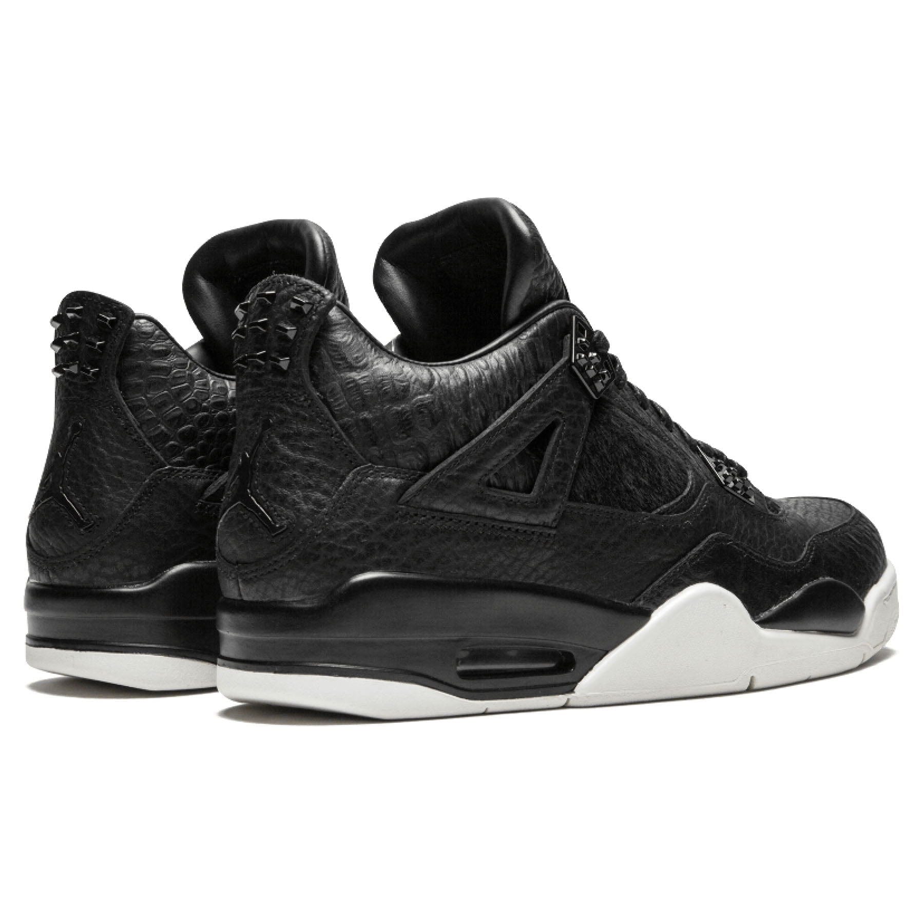 jordan 4 retro pony hair black