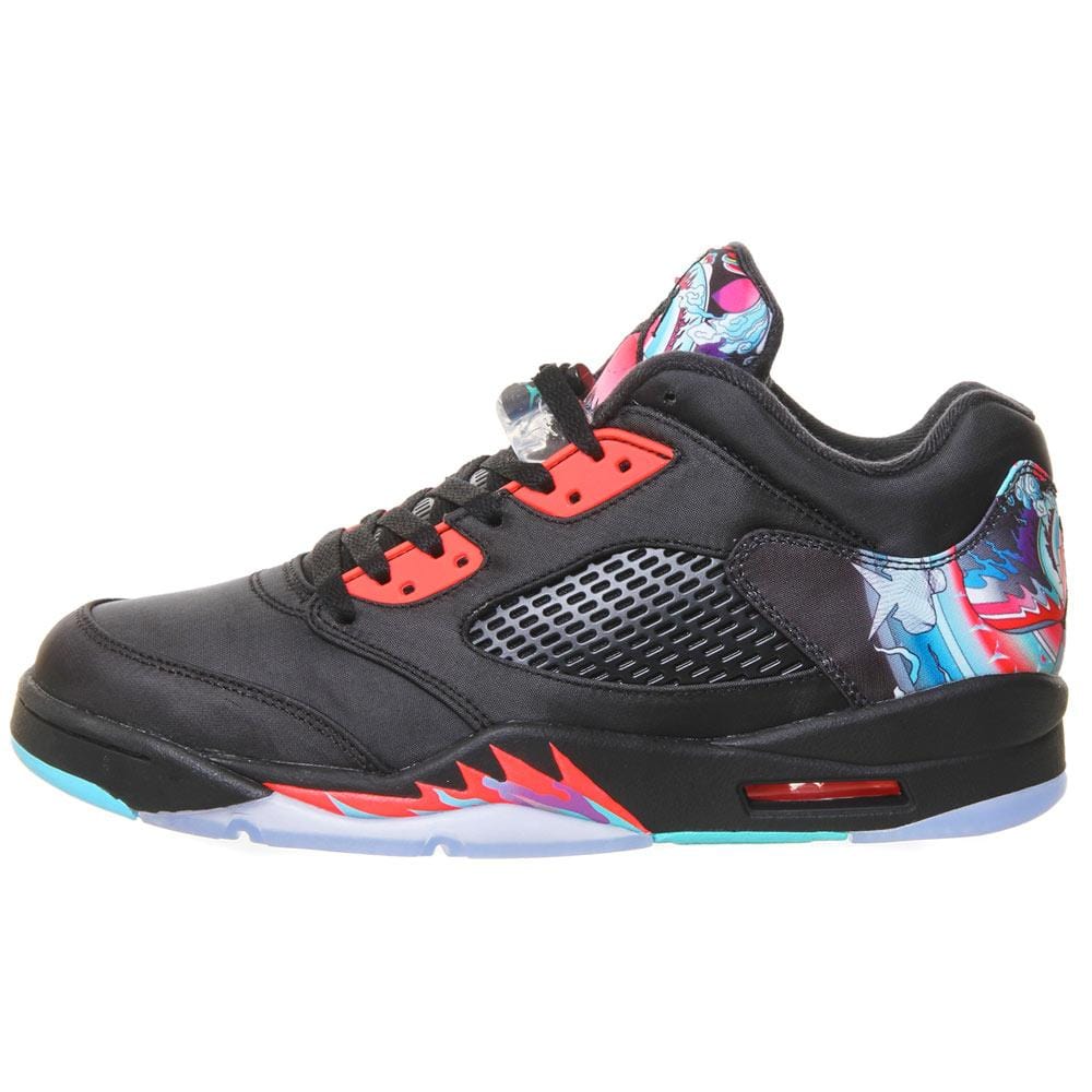 Air Jordan 5 Retro Low Black Crimson 'CNY' - Kick Game