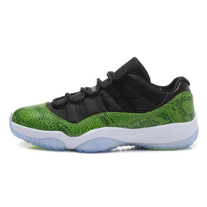 Air Jordan 11 Low Green Snakeskin