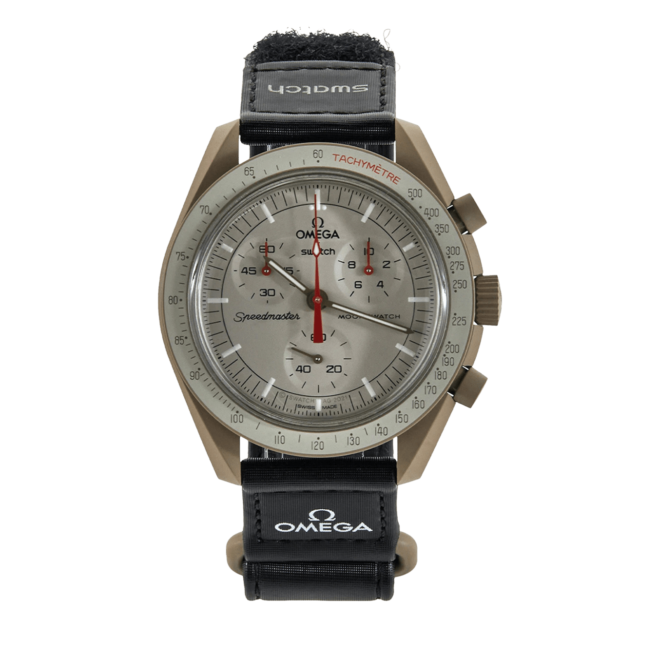 Swatch x Omega Bioceramic Moonswatch Mission to Jupiter Brown - Kick Game