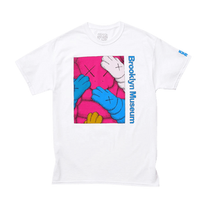 KAWS Brooklyn Museum URGE T-shirt White/Magenta