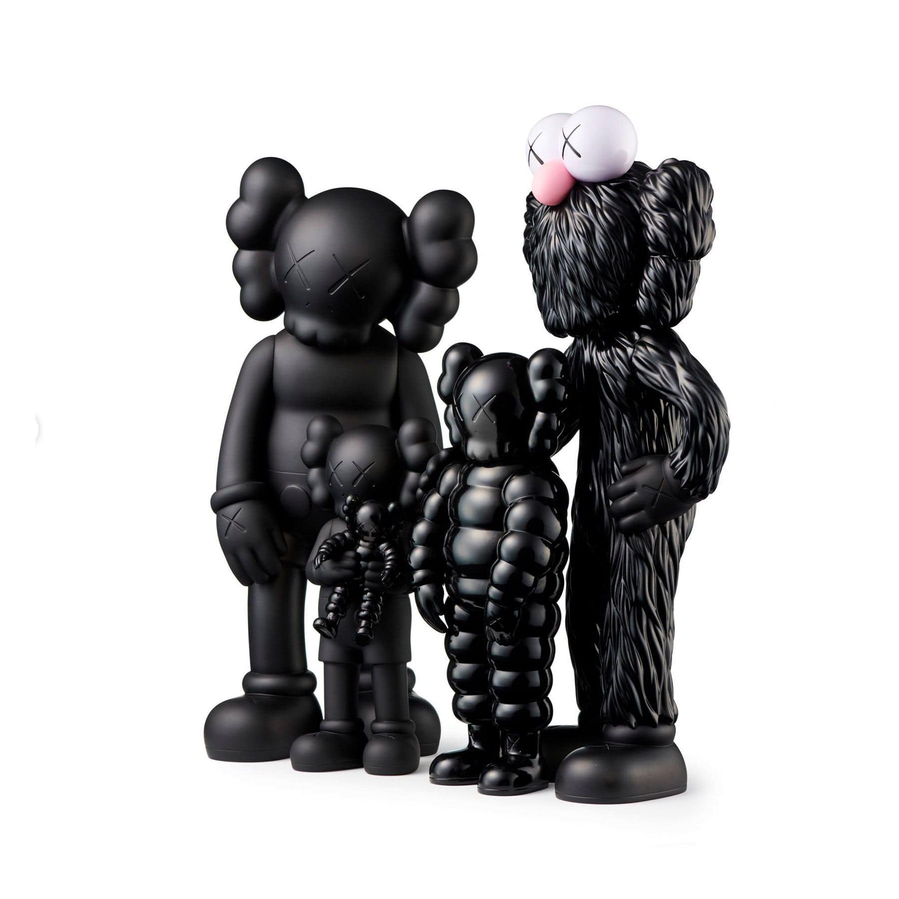 KAWS FAMILY Figures 'Black' - Kick Game