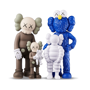KAWS FAMILY Figures 'Brown/Blue/White'