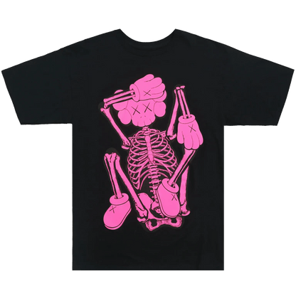 KAWS Skeleton New Fiction Bone Tee 'Black' - Kick Game