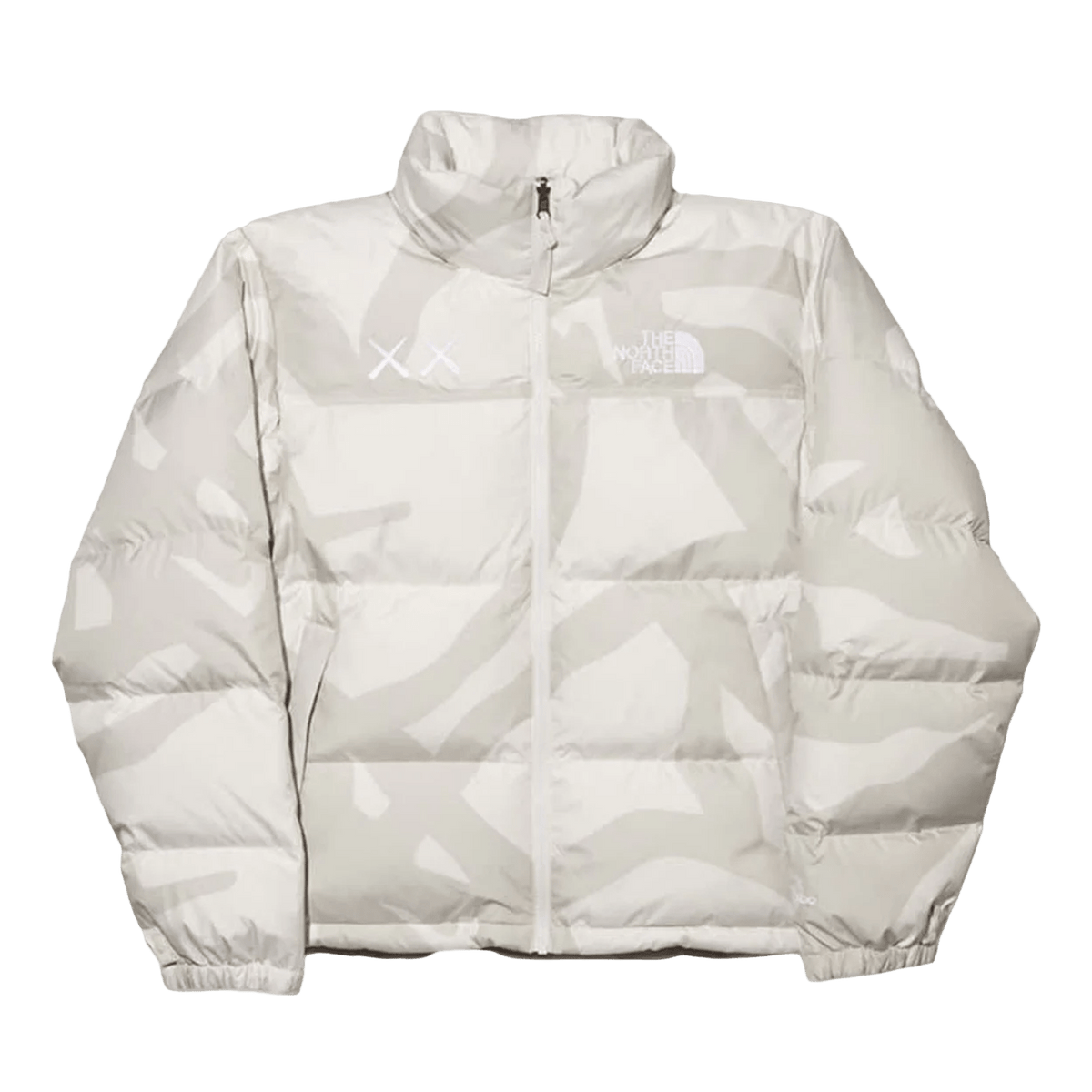 The North Face x KAWS Retro 1996 Nuptse Jacket 'Moonlight Ivory' - Kick Game