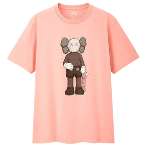 KAWS x Uniqlo Companion Tee Pink