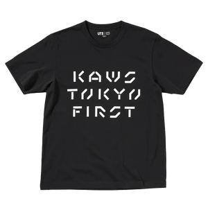 KAWS x Uniqlo Tokyo First Tee (Asia Sizing) Black
