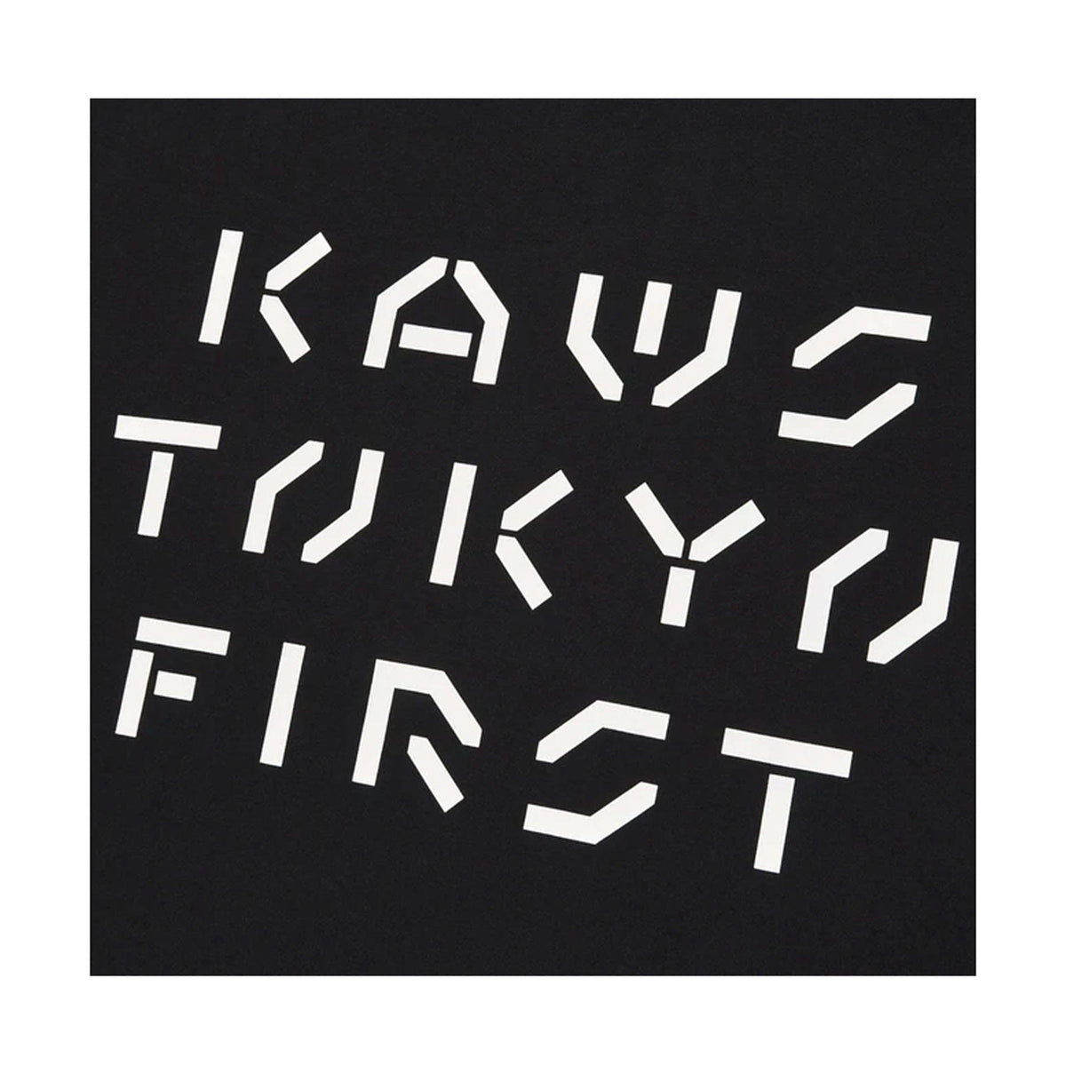 KAWS x Uniqlo Tokyo First Tee (Asia Sizing) Black - Kick Game