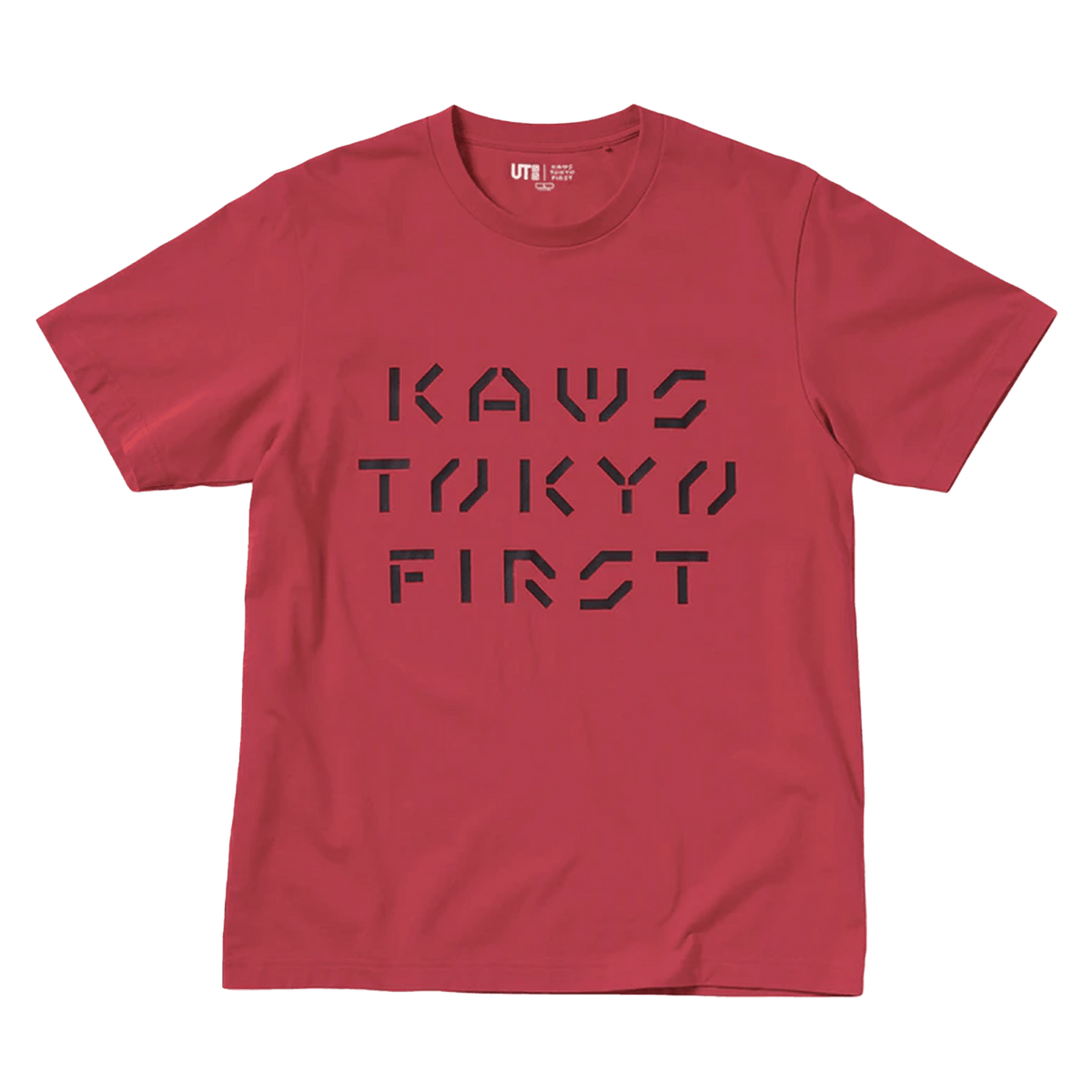 KAWS x Uniqlo Tokyo First Tee (Asia Sizing) Red - Kick Game