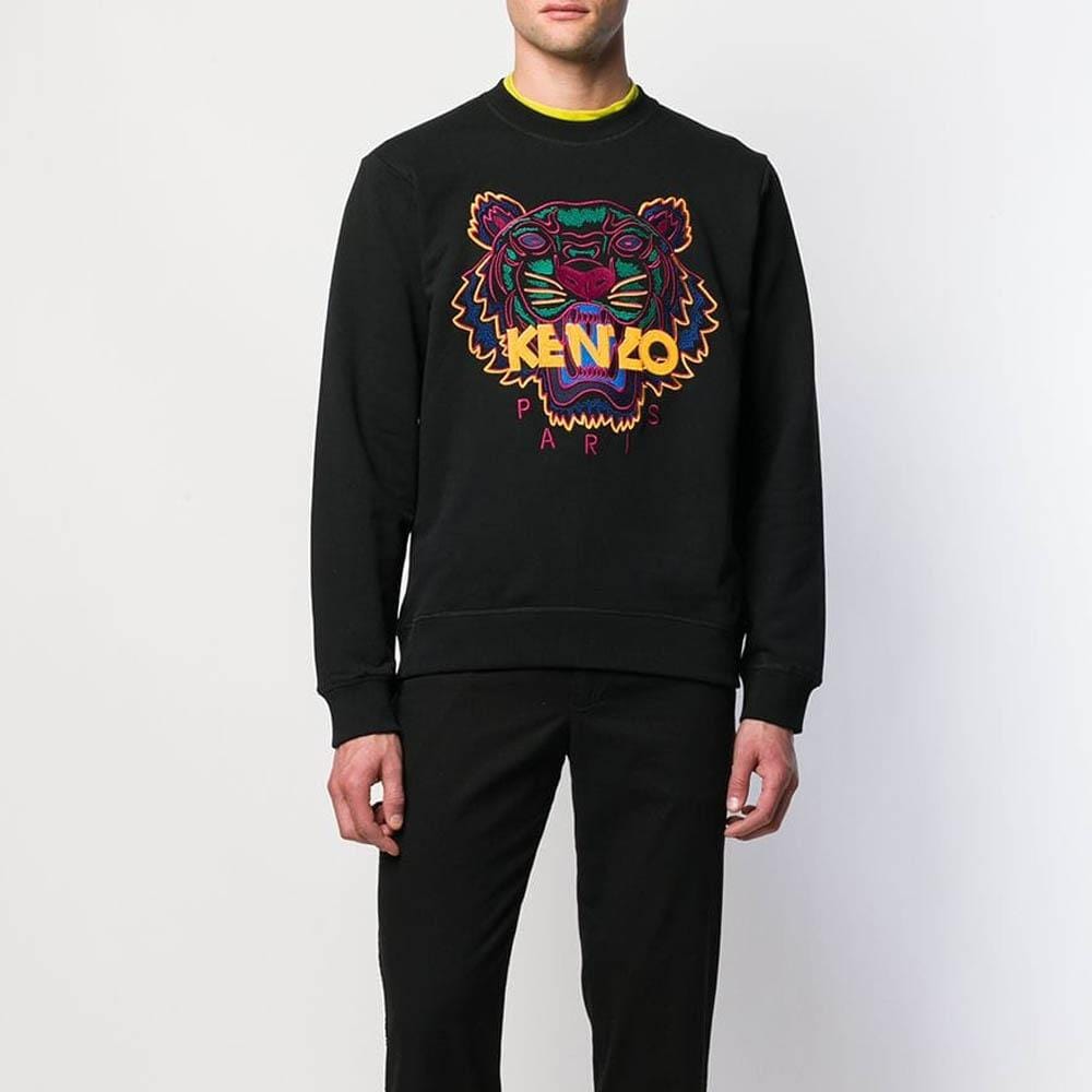 Kenzo Embroidered Tiger Sweatshirt "Black" - Kick Game