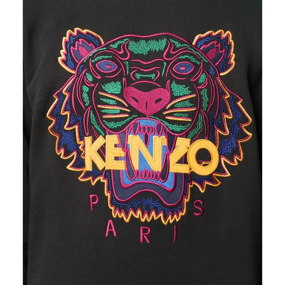 Kenzo Embroidered Tiger Sweatshirt "Black" - Kick Game