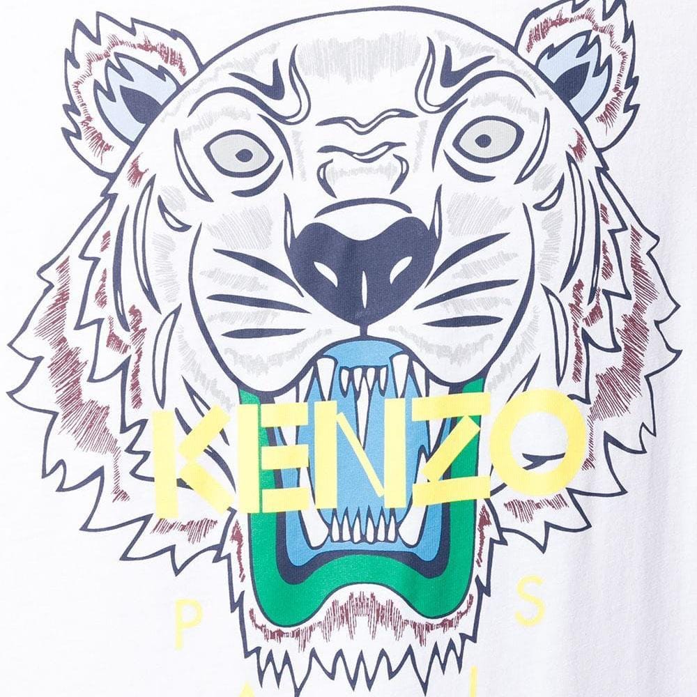 Kenzo Tiger T-Shirt 'White' - Kick Game