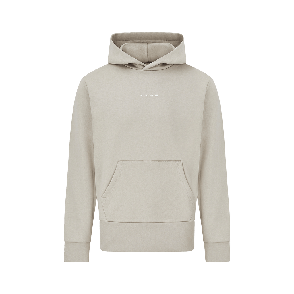 Kick Game Logo Hoodie 'Feather Grey' - Kick Game