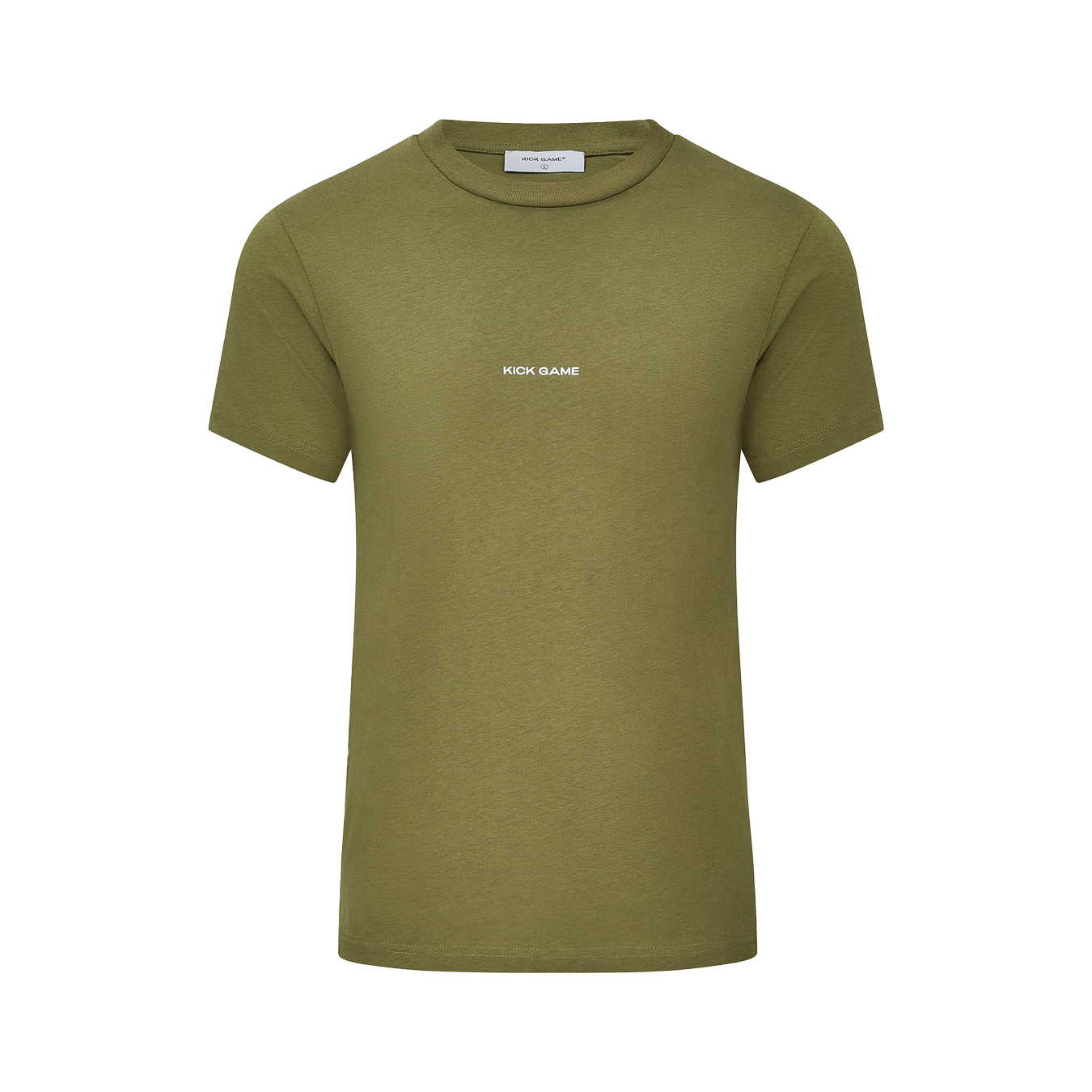 Kick Game Logo T-Shirt 'Martini Olive' - Kick Game