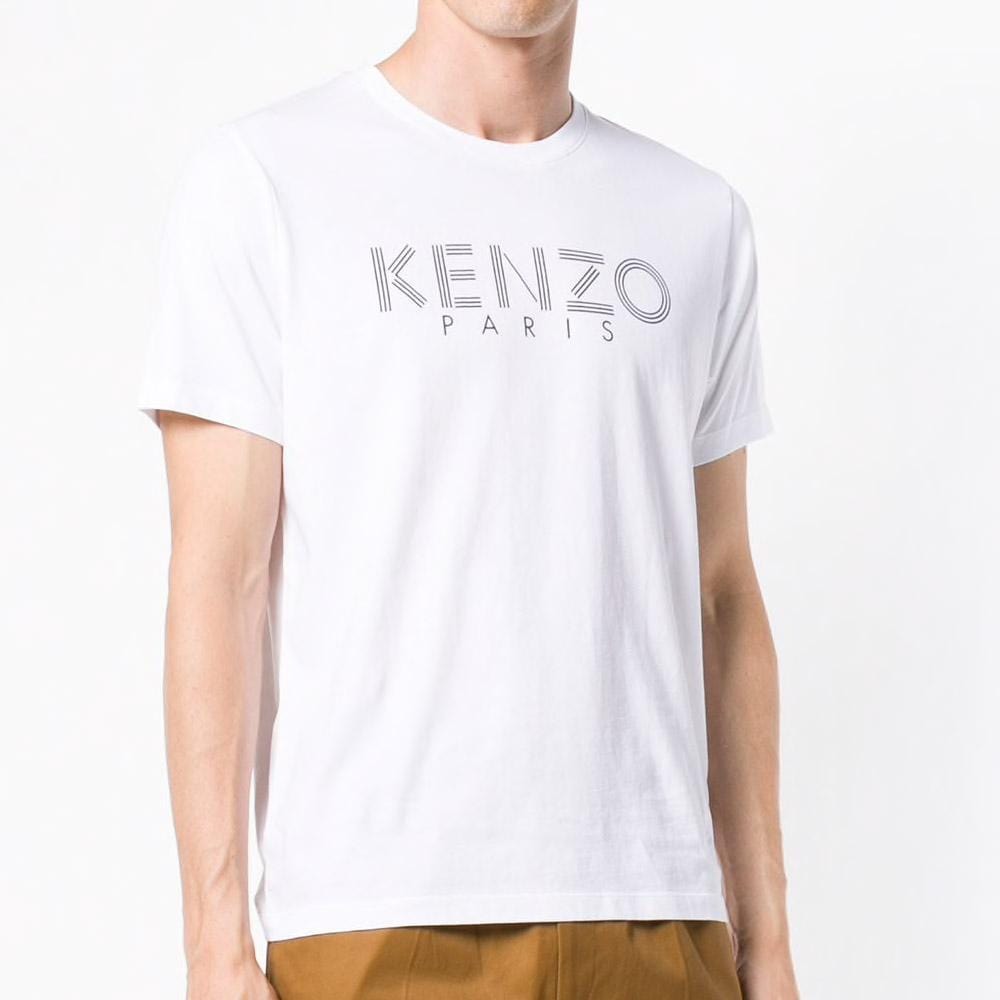 Kenzo Logo T-Shirt White - Kick Game