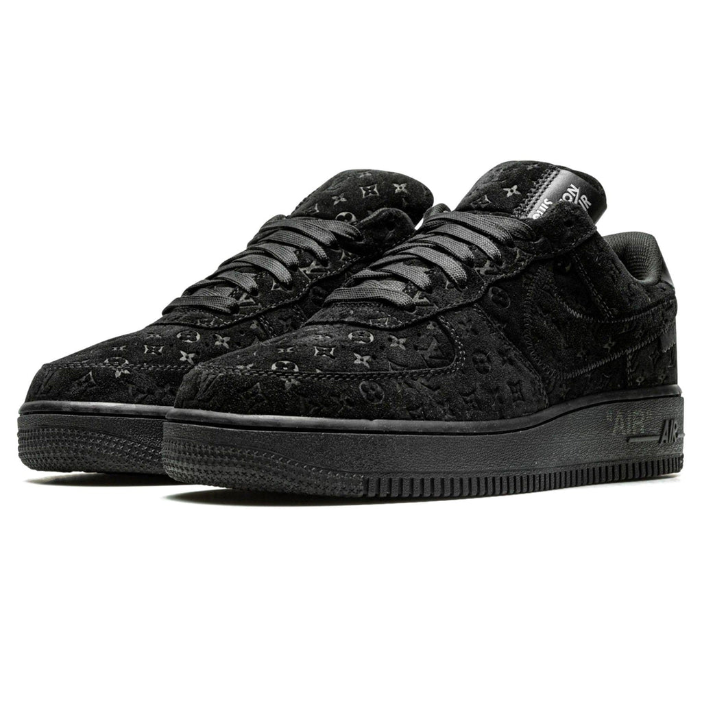 Louis Vuitton Nike Air Force 1 Low by Virgil Abloh Black Anthracite 1A9VD6 - Size 7.5