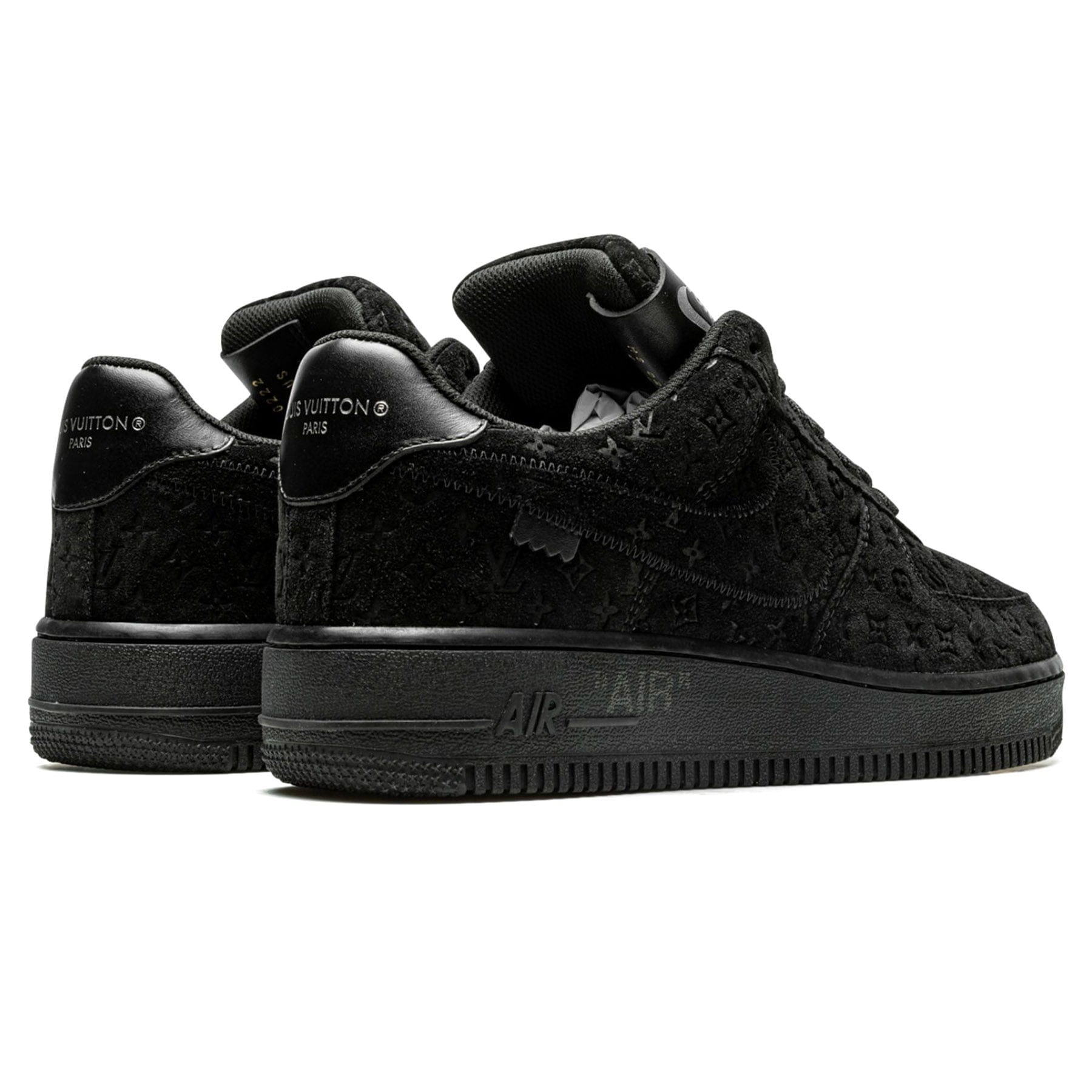 Louis Vuitton Nike Air Force 1 Low By Virgil Abloh Black Anthracite Kick Game