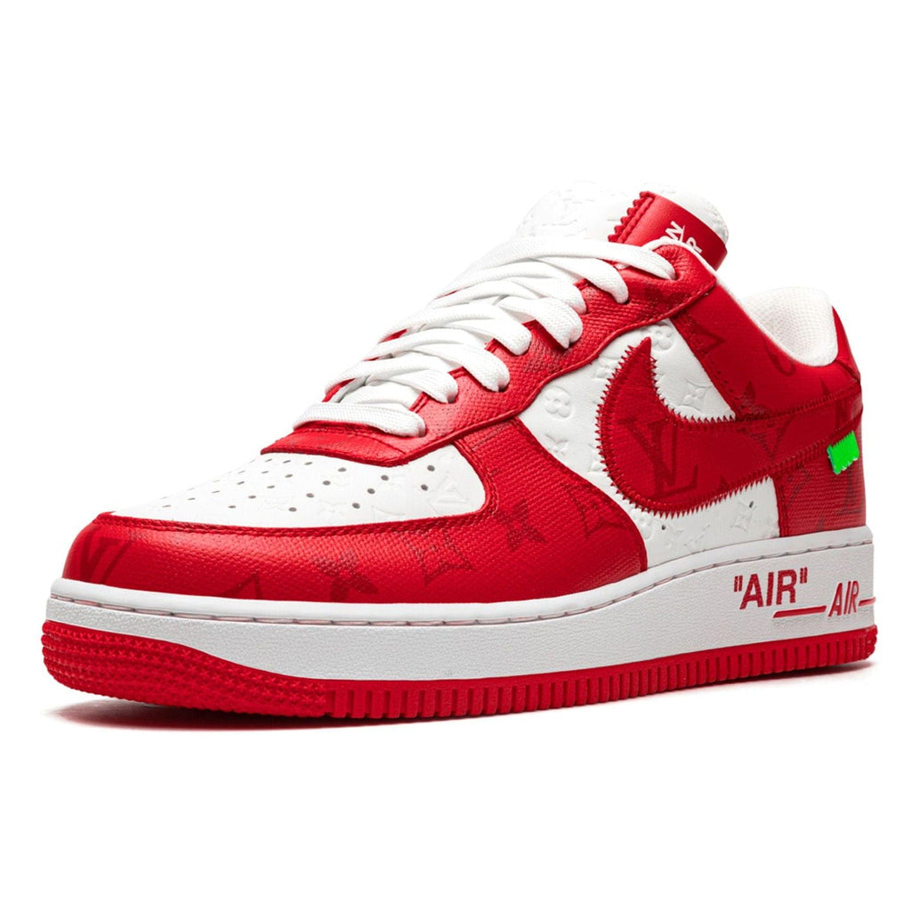 Louis Vuitton x Air Force 1 Low White Comet Red – Sneakers Joint