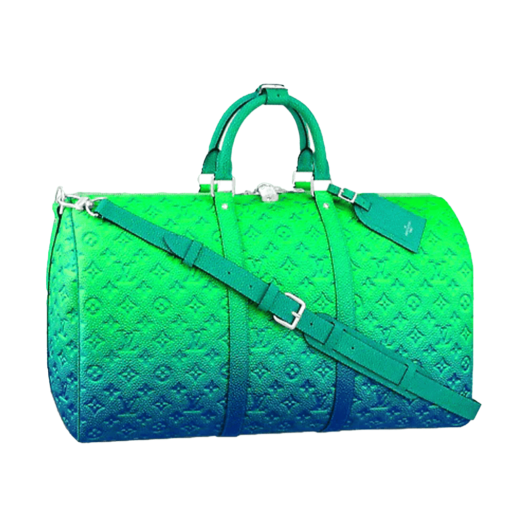 Louis Vuitton Keepall 50B Taurillon Illusion Blue/Green — Kick Game