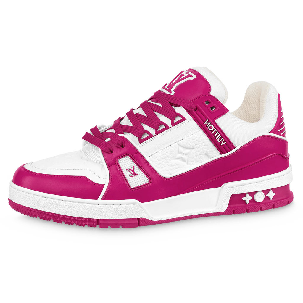 Louis Vuitton Trainer Low White Fuchsia - Kick Game