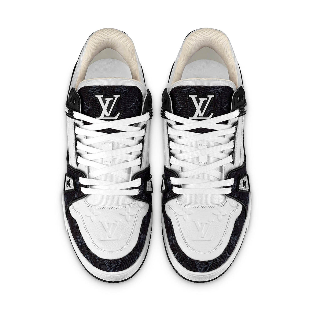 Louis Vuitton Black and white Trainers in 2023  Black and white trainers,  Louis shoes, Futuristic shoes